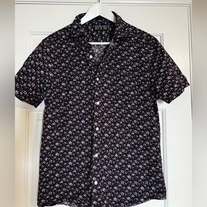 Rye short sleeve floral button up